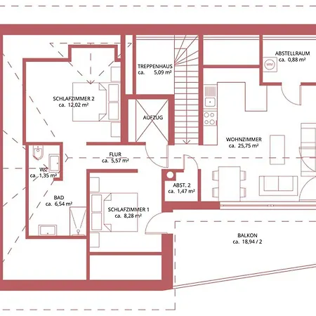 Residenz - Haus Luft - Penthouse - Sauna - Parkplatz * Bad Zwischenahn